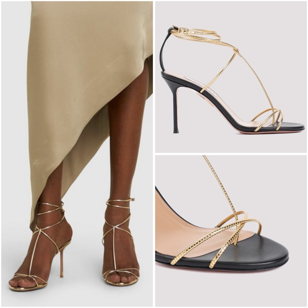 New AQUAZZURA Roman Romance Sandal 85 $975 37